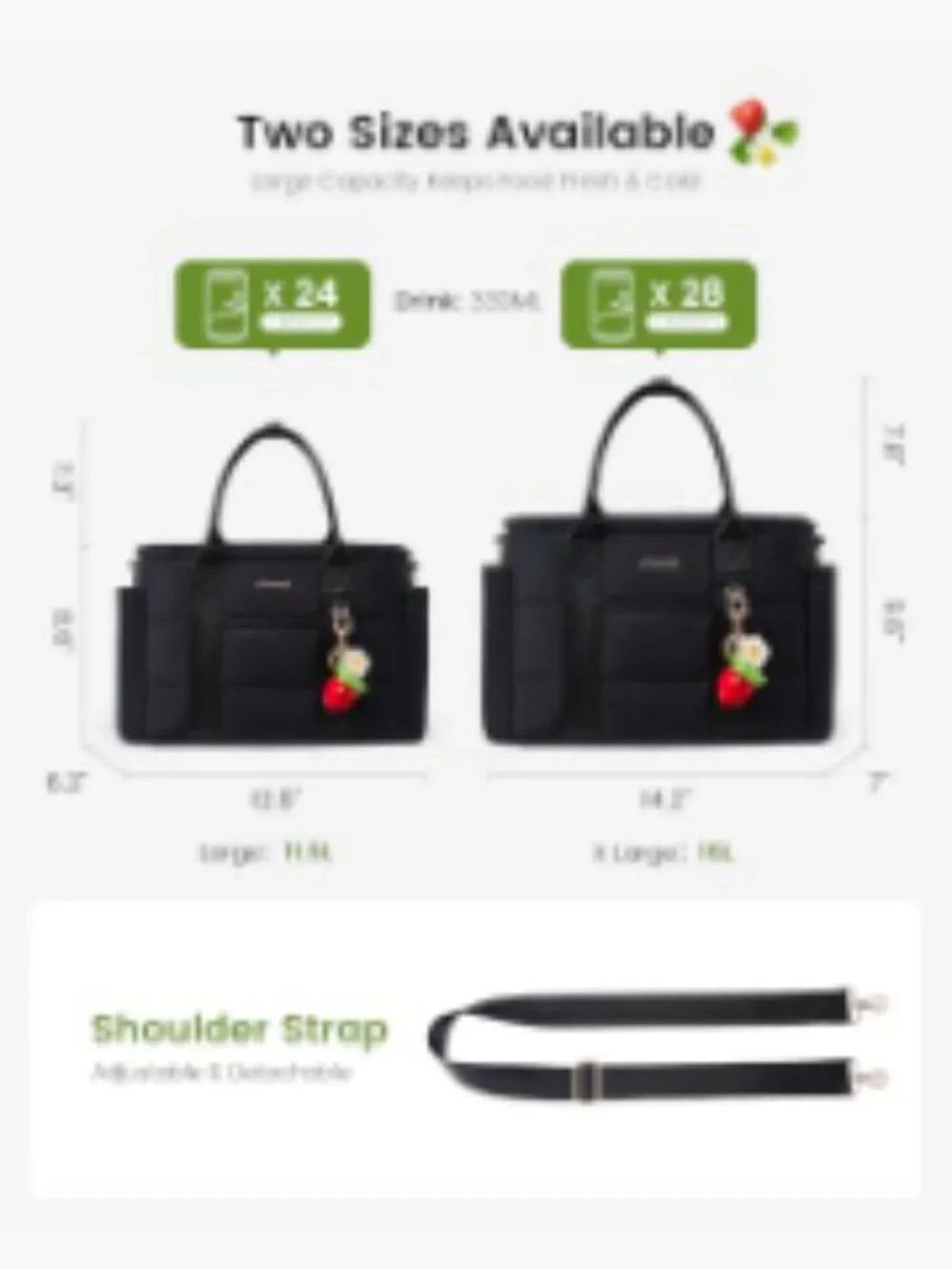Insulated Lunch Bag for Women Wide Opening Leakproof Cooler Tote with Cup Holder